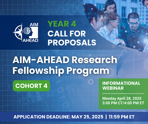 aim-ahead research fellowship year 4 flyer