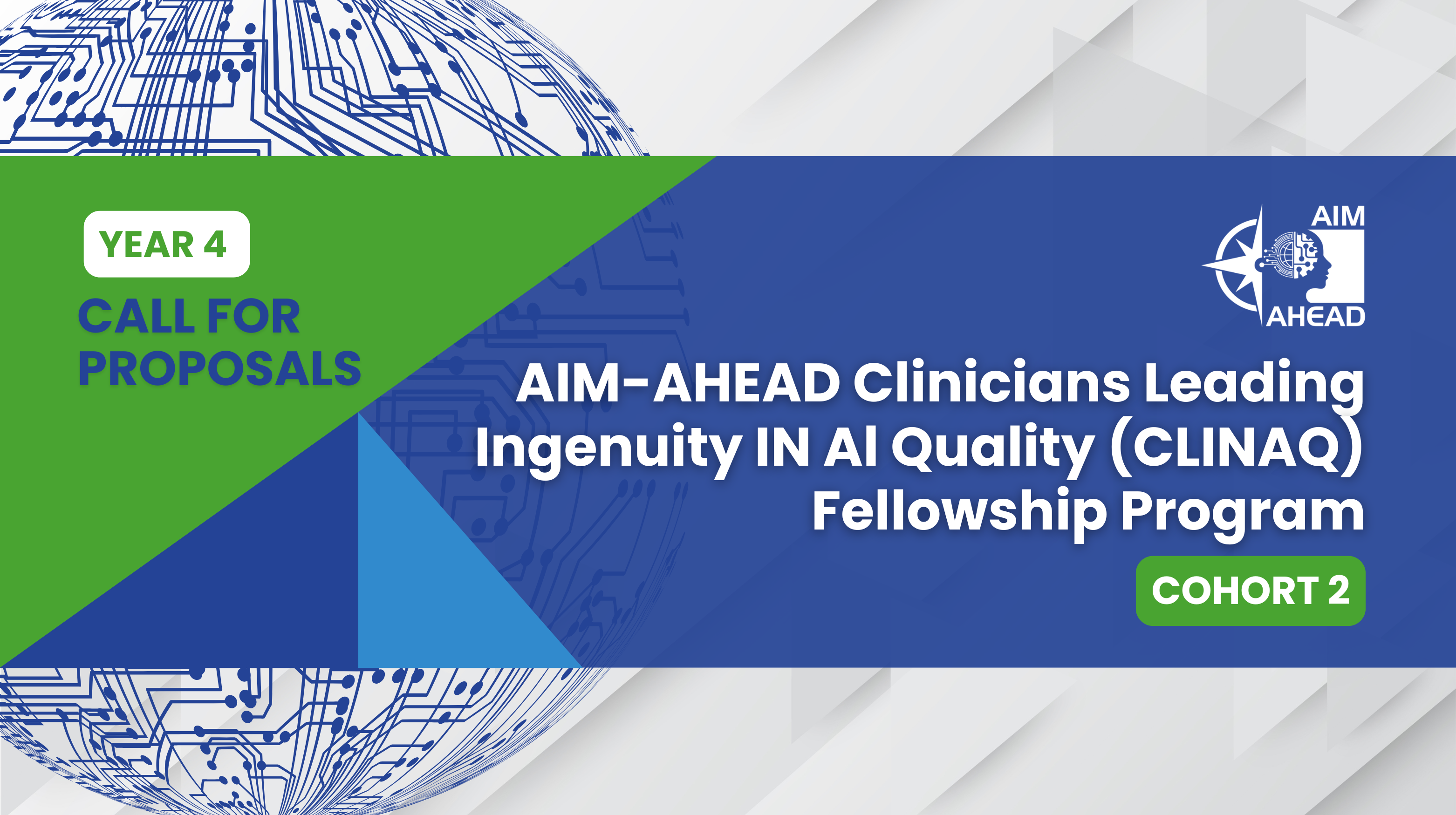 CLINAQ Cohort 2  Call for Proposals Informational Webinar